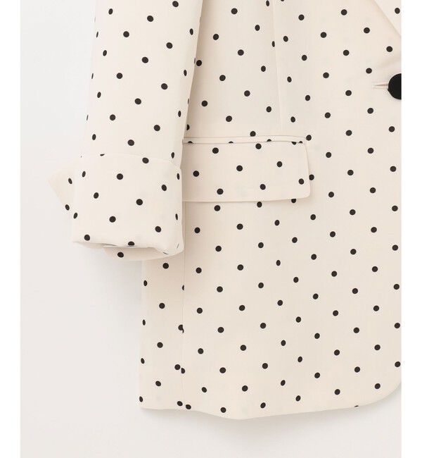 Grace Class「トリアセドットプリントジャケット」|テーラードジャケット|