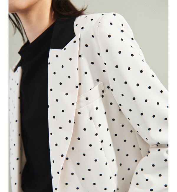 Grace Class「トリアセドットプリントジャケット」|テーラードジャケット|