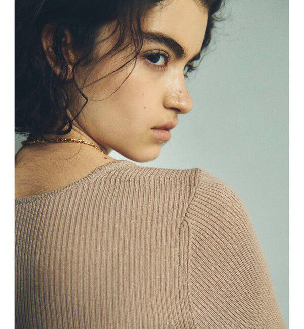 Grace Class「スクエアネックリブトップ」|ニット・セーター|