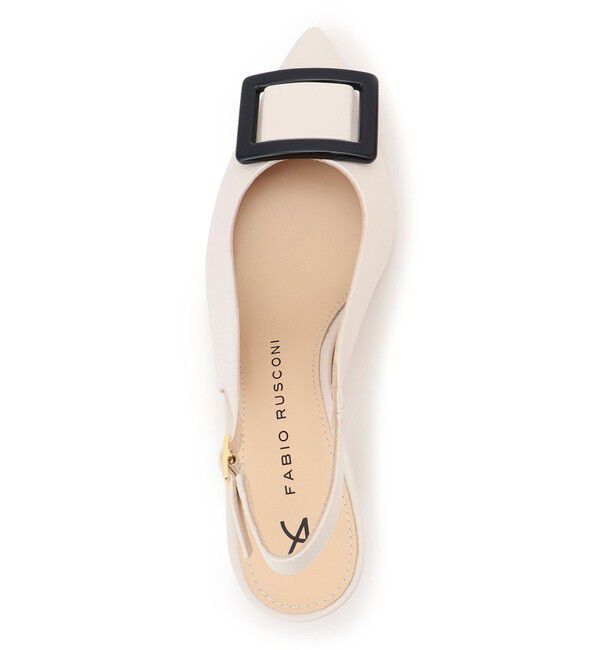 GRACE CONTINENTAL「FABIO RUSCONI スクエアバックルサンダル」|サンダル|