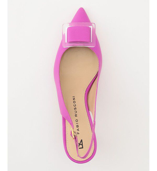 GRACE CONTINENTAL「FABIO RUSCONI スクエアバックルサンダル」|サンダル|