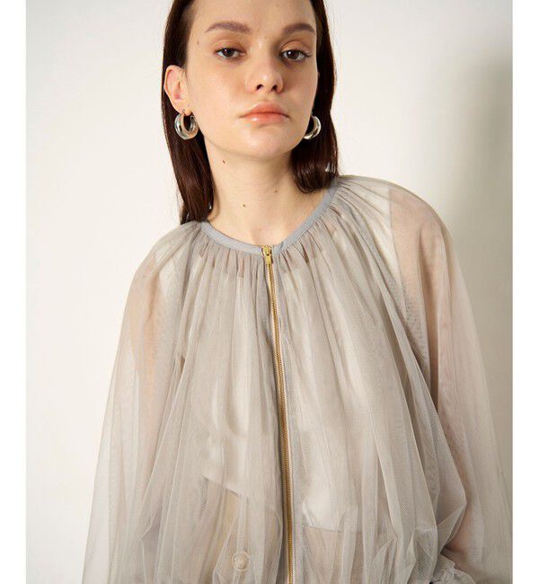 Diagram「ギャザーチュールブルゾン」|ブルゾン・スタジャン|