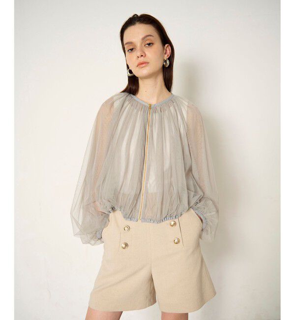 Diagram「ギャザーチュールブルゾン」|ブルゾン・スタジャン|