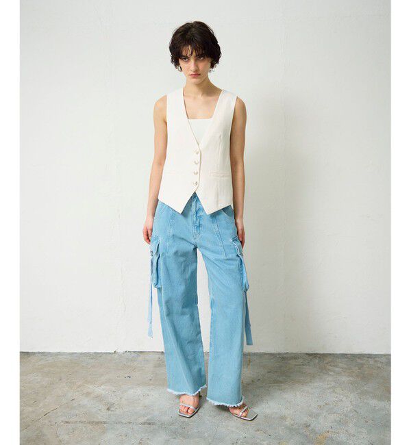 Grace Class「リネン混ツイルジレ」|ベスト・ジレ|