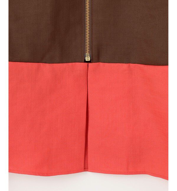 Grace Class「バイカラージップスカート」|スカート|