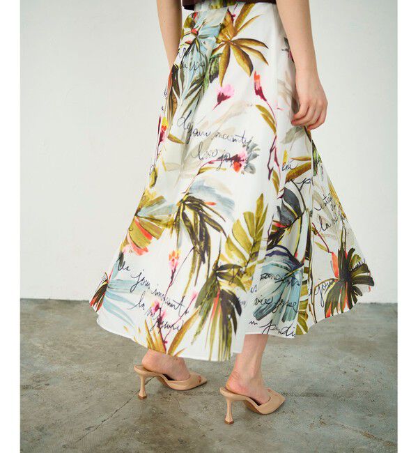 Diagram「リゾートリーフプリントスカート」|スカート|