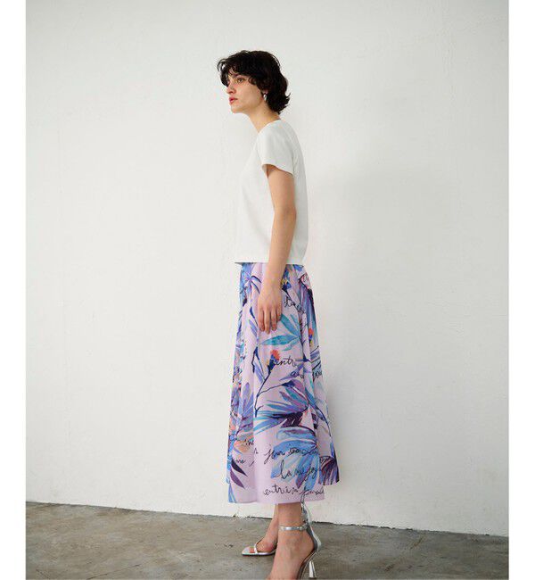 Diagram「リゾートリーフプリントスカート」|スカート|