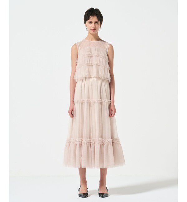 Diagram「チュールフリルスカート」|スカート|ベージュ