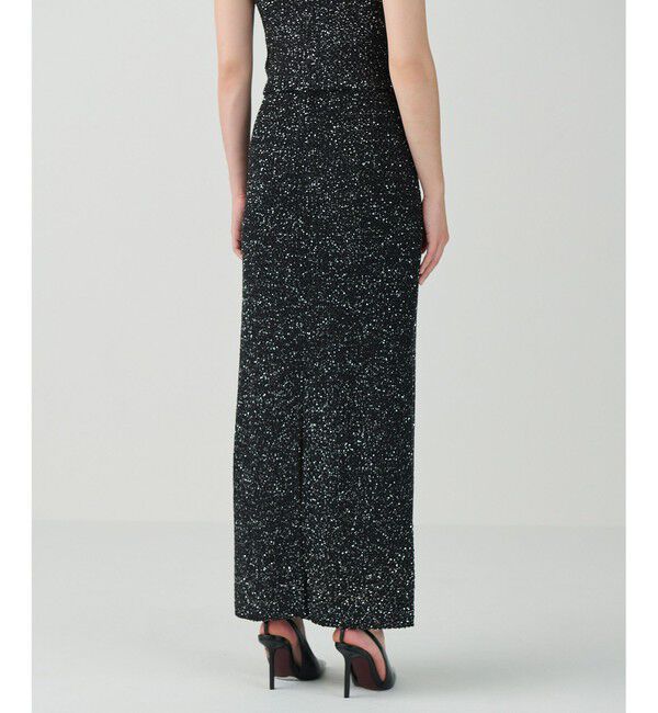 Grace Class「シャイニーニットロングスカート」|スカート|