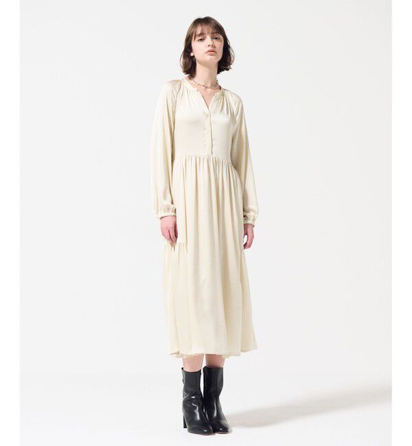 GRACE CONTINENTAL「シルキーカフタンワンピース」|ワンピース|キナリ