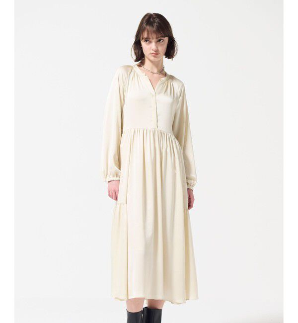 GRACE CONTINENTAL「シルキーカフタンワンピース」|ワンピース|