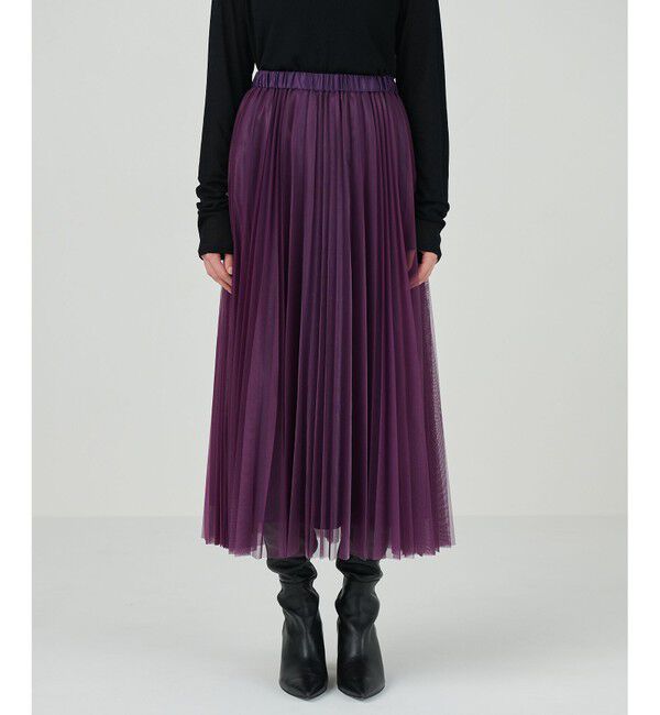 Diagram「ラメプリーツスカート」|スカート|パープル