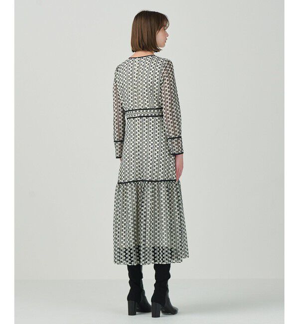 GRACE CONTINENTAL「レースロングワンピース」|ワンピース|