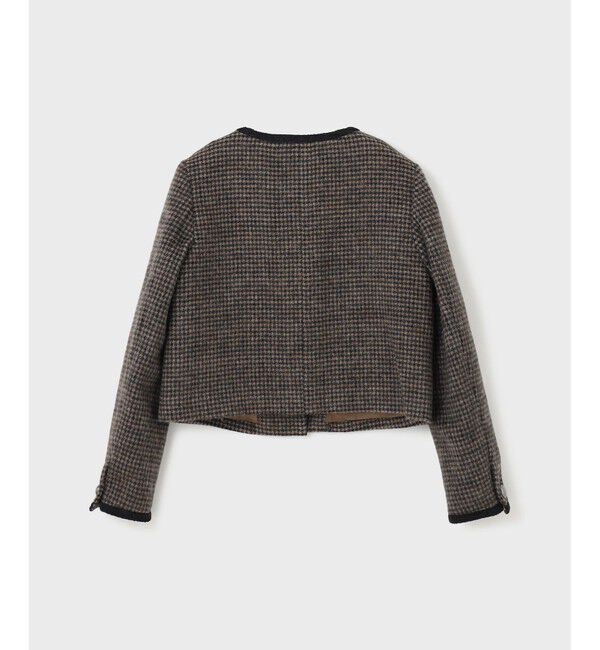 Diagram「シャギーチェックノーカラージャケット」|ノーカラージャケット|