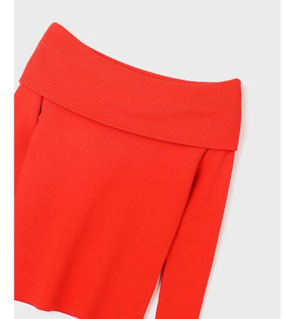  「オフショルリブニットトップ」|ニット・セーター|