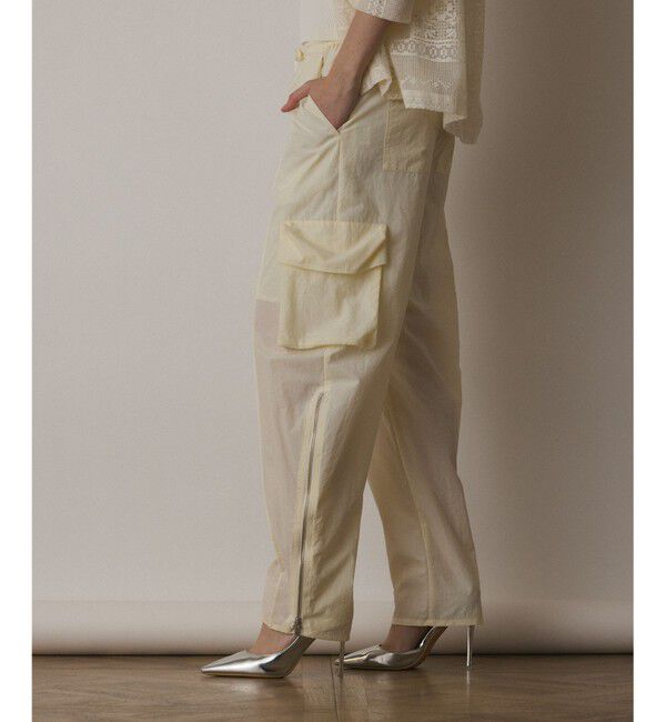 GRACE CONTINENTAL「ナイロンジップカーゴパンツ」|その他|