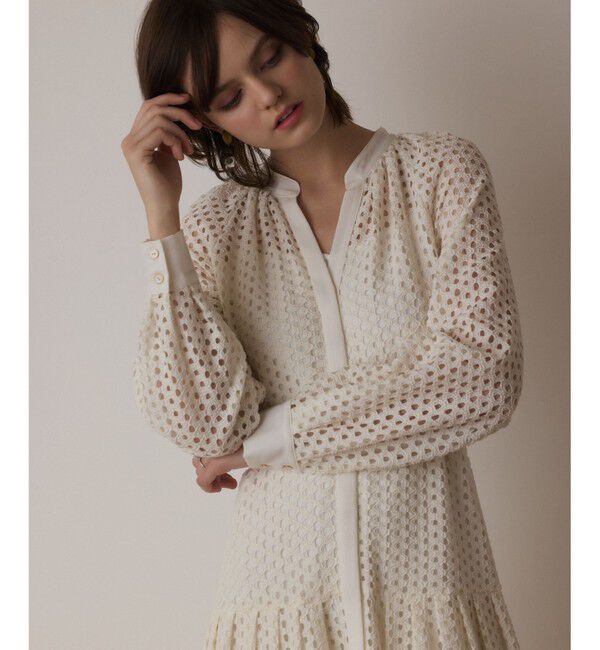 Diagram「メッシュレースカフタンワンピース」|ワンピース|