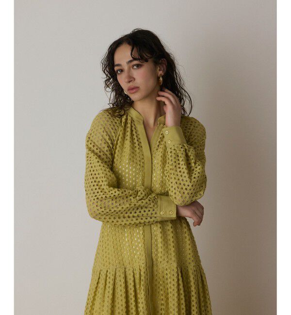 Diagram「メッシュレースカフタンワンピース」|ワンピース|