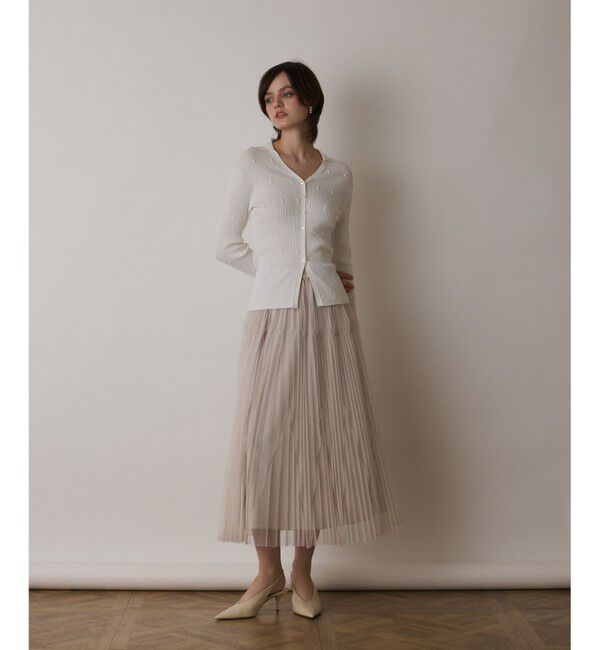 Diagram「ビジューリブニットトップ」|ニット・セーター|