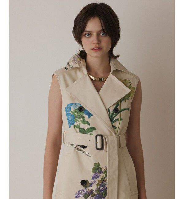 Diagram「プリントトレンチワンピース」|ワンピース|