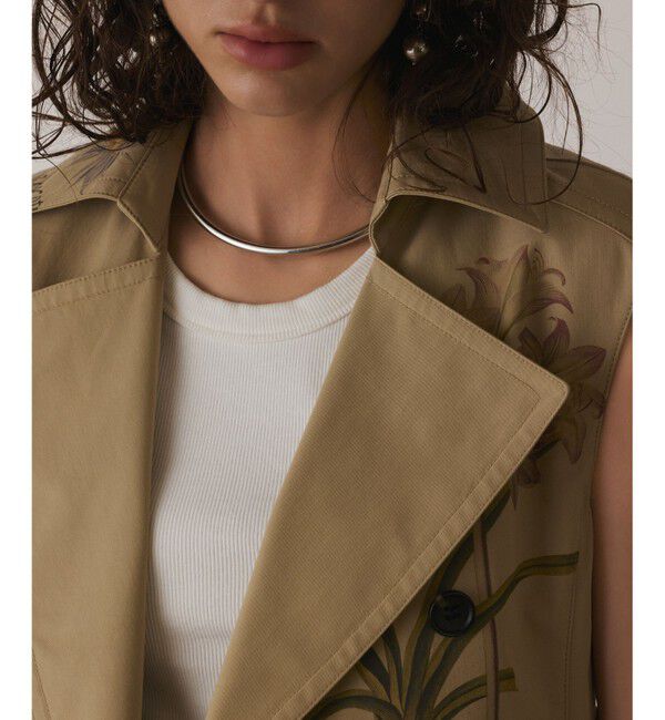 Diagram「プリントトレンチワンピース」|ワンピース|