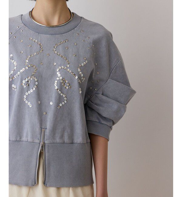 GRACE CONTINENTAL「ピグメントショートトップ」|Tシャツ・カットソー|