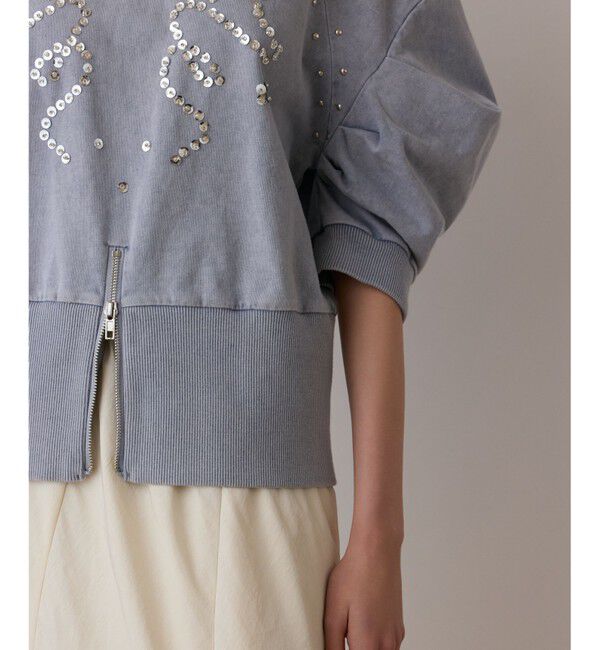 GRACE CONTINENTAL「ピグメントショートトップ」|Tシャツ・カットソー|