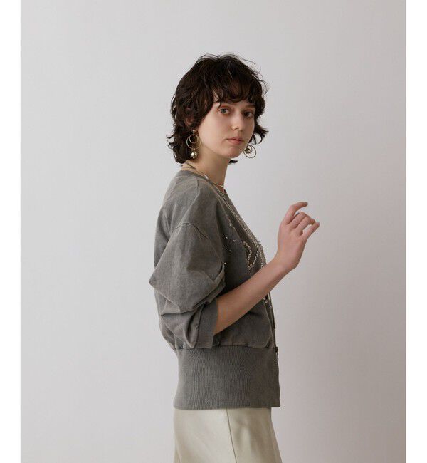 GRACE CONTINENTAL「ピグメントショートトップ」|Tシャツ・カットソー|