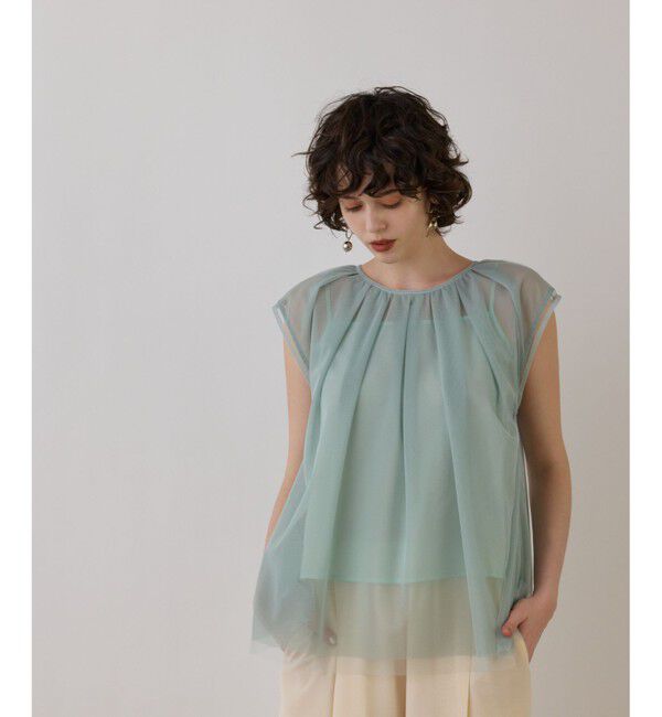 Diagram「チュールタックノースリーブ」|シャツ・ブラウス|