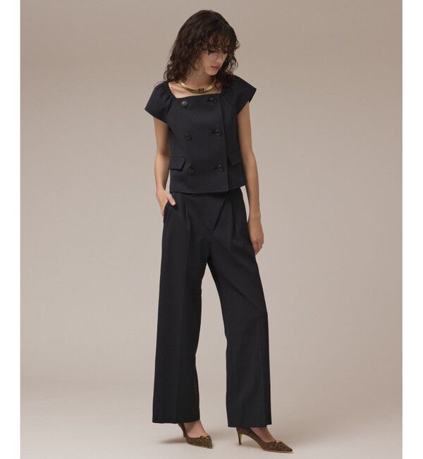 Diagram「ラップワイドパンツ」|その他|ブラック