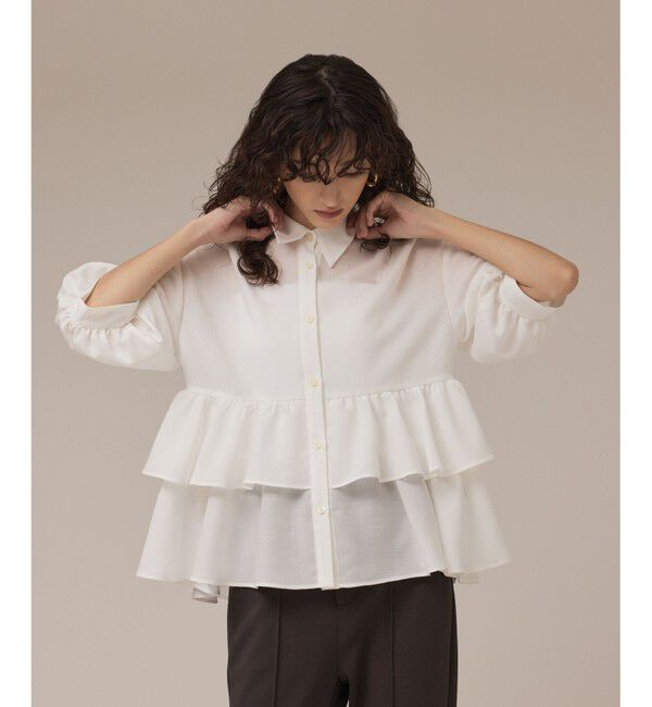 Diagram「ティアードシャツチュニック」|シャツ・ブラウス|