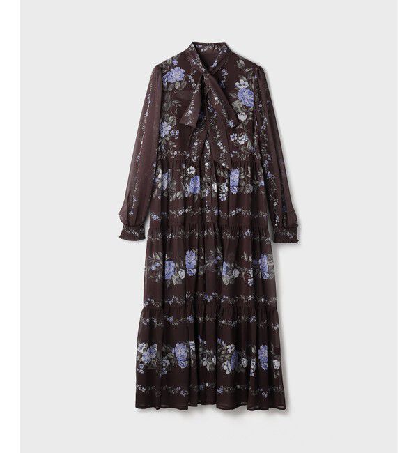 Diagram「フラワープリントティアードワンピース」|ワンピース|