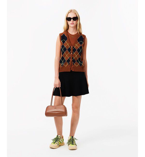 LACOSTE「3Dニッティングフレアスカート」|スカート|