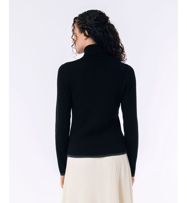 LACOSTE「スリムフィット ウール ウォッシャブル タートルネックセーター」|ニット・セーター|