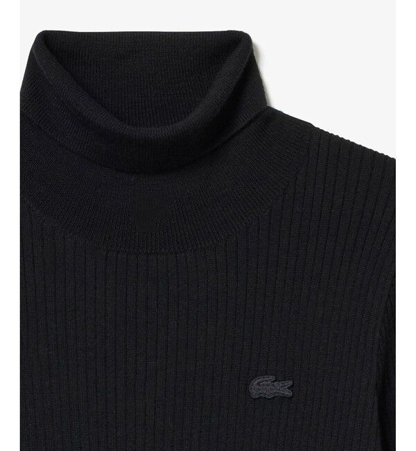 LACOSTE「スリムフィット ウール ウォッシャブル タートルネックセーター」|ニット・セーター|