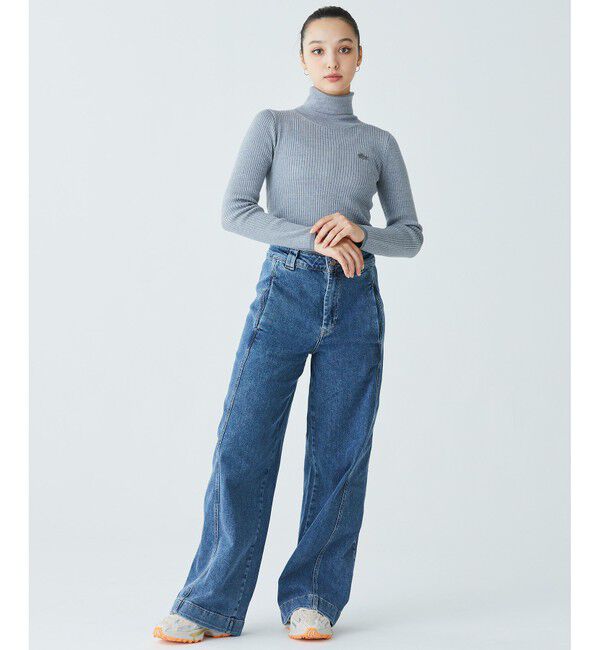 LACOSTE「スリムフィット ウール ウォッシャブル タートルネックセーター」|ニット・セーター|