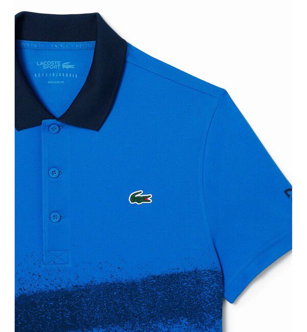 LACOSTE「UPF50 UVカット『ジョコビッチ』コートライン ウルトラドライポロシャツ」|ポロシャツ|