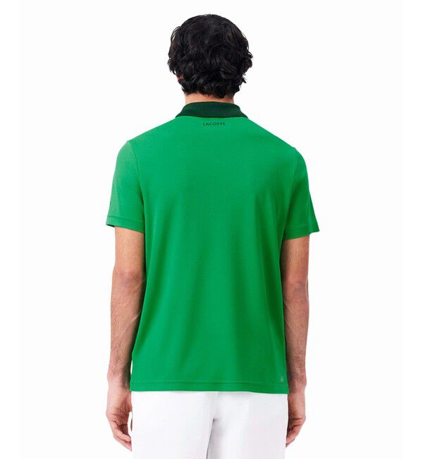 LACOSTE「UPF50 UVカット『ジョコビッチ』コートライン ウルトラドライポロシャツ」|ポロシャツ|