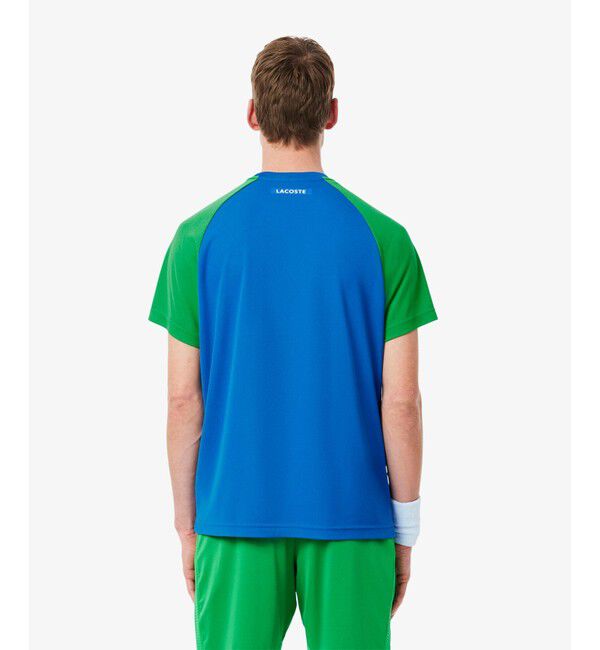 LACOSTE「配色パネルテニスTシャツ」|Tシャツ・カットソー|