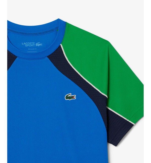 LACOSTE「配色パネルテニスTシャツ」|Tシャツ・カットソー|