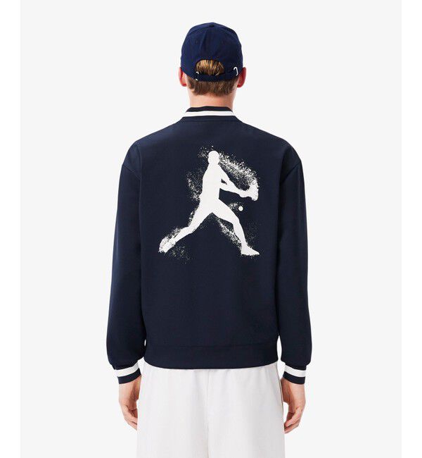 LACOSTE「『ノバク・ジョコビッチ』テクニカルボンバージャケット」|ブルゾン・スタジャン|