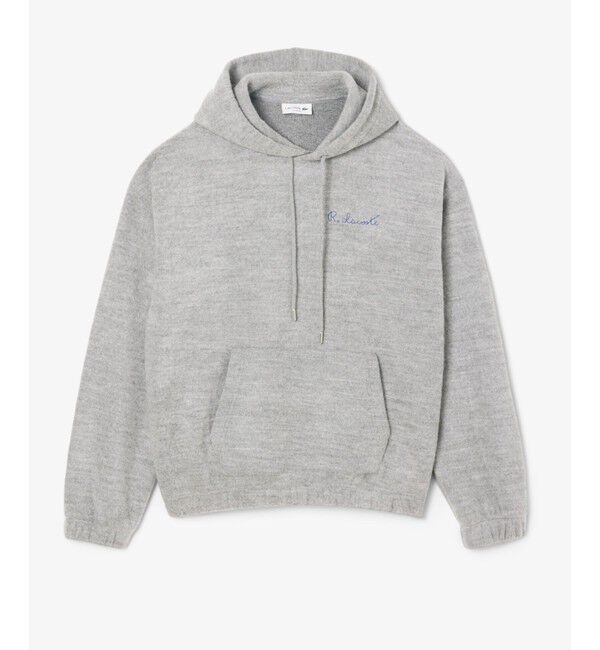 LACOSTE「シグネチャーステッチスウェットフーディー」|パーカー|