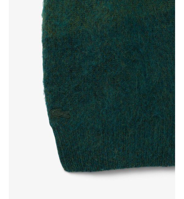 LACOSTE「ナイロン&times;ウール&times;アルパカ シャンタコランドスケープ ジャカードニットセーター」|ニット・セーター|