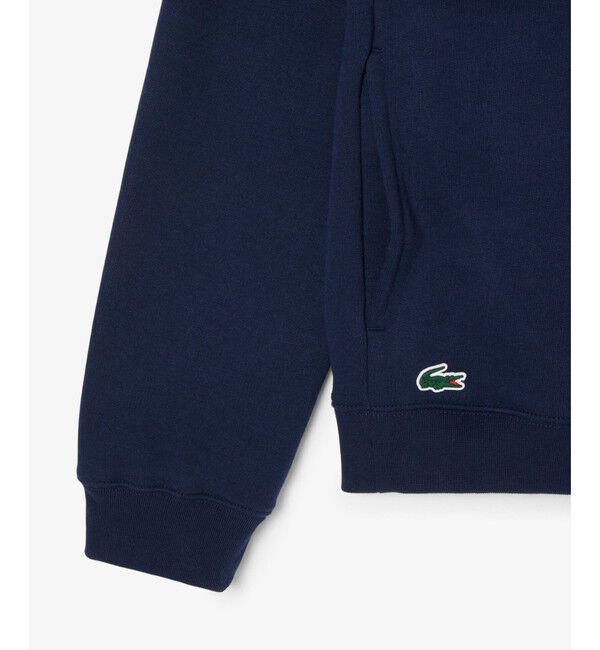 LACOSTE「プレイヤーバックプリントスウェットフーディー」|パーカー|