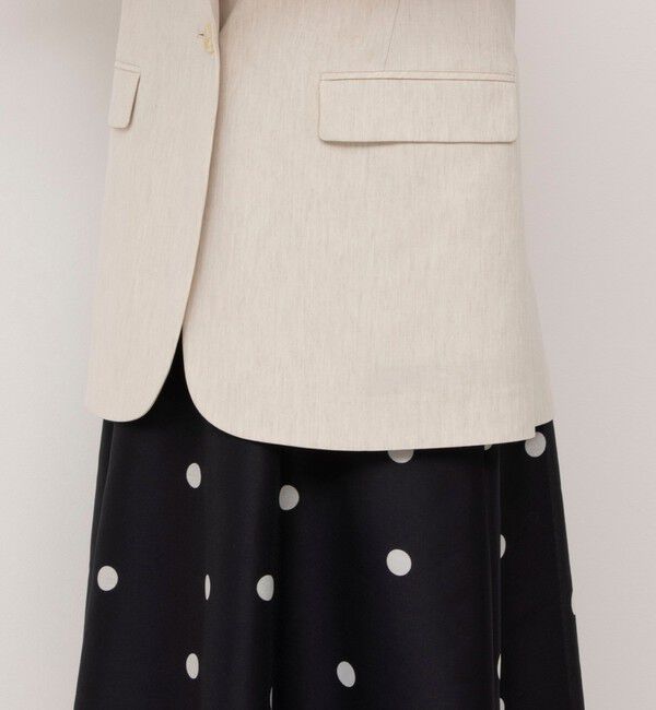 NOLLEY'S「《セットアップ対応》ウォッシャブル麻混ストレッチテーラードジャケット」|テーラードジャケット|