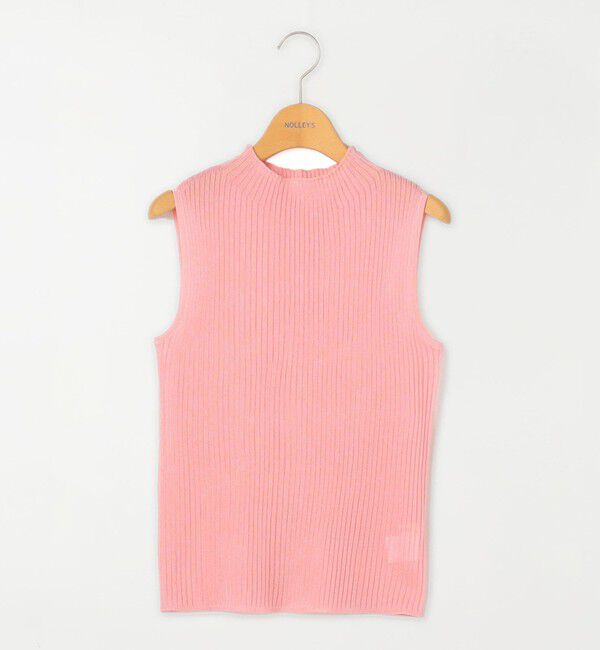 NOLLEY'S「《手洗い可能》《アンサンブル対応》シアーリブノースリーブプルオーバーニット」|ニット・セーター|