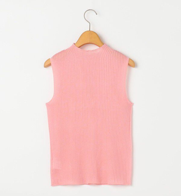 NOLLEY'S「《手洗い可能》《アンサンブル対応》シアーリブノースリーブプルオーバーニット」|ニット・セーター|