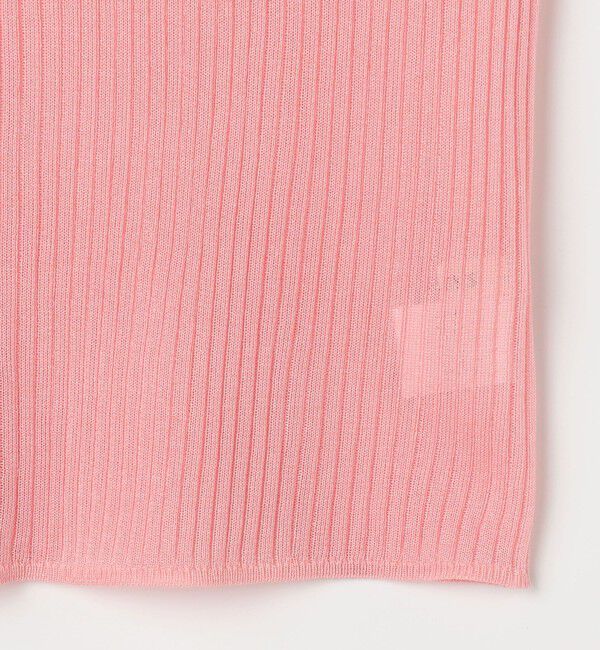 NOLLEY'S「《手洗い可能》《アンサンブル対応》シアーリブノースリーブプルオーバーニット」|ニット・セーター|