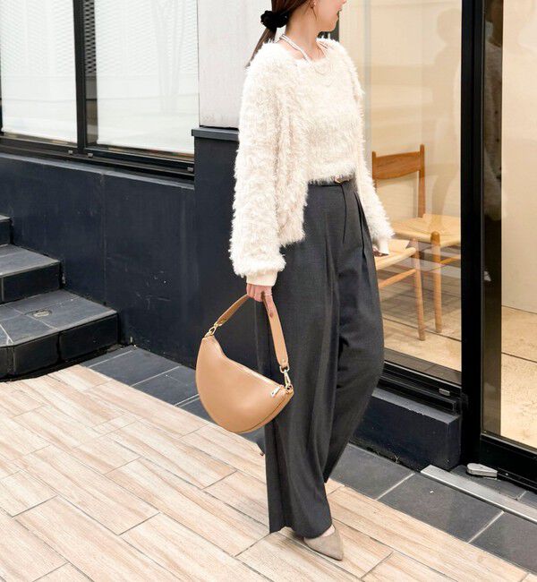 NOLLEY'S「《セットアップ対応》ストレッチツイルワイドパンツ」|その他|