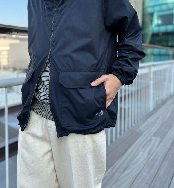 NOLLEY'S goodman「【TAION/タイオン】別注クジラ刺繍 リバーシブルダブルジップパーカー 25SS」|パーカー|